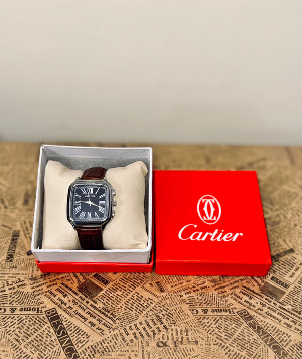 Cartier Leather Watch